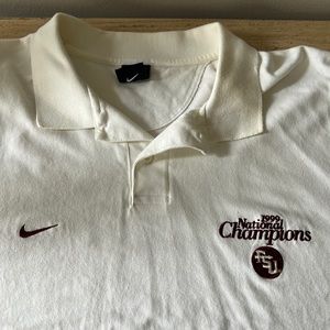 Nike Mens Florida State Seminoles 1999 National Champs Polo